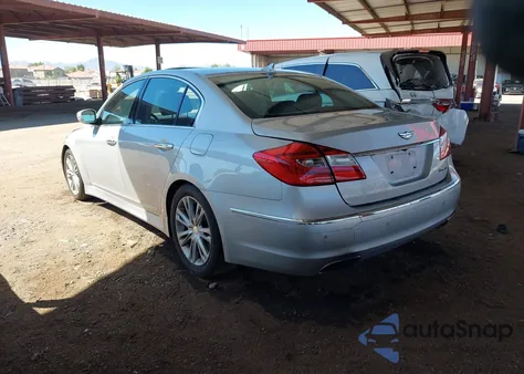 2012 Hyundai Genesis 3.8 z USA, uszkodzony, nr VIN KMHGC4DD9CU172451